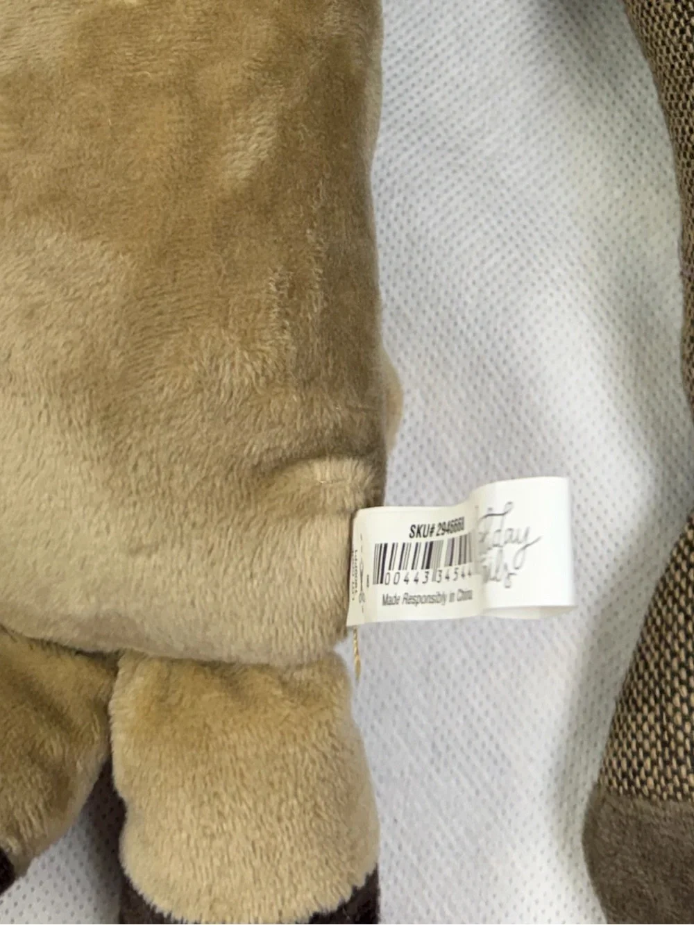 2 Leaps & Bounds Polar Pal Plush Moose Deer 12” Dog Toy